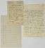 ROTHSCHILD FAMILY, TWO MANUSCRIPT LETTERS