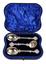 A THREE-PIECE SILVER AND SILVER-GILT SERVING SET IN FITTED CASE, MAPPIN & WEBB
Silver, silver-gilt
