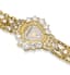 DELANEAU 18K YELLOW GOLD AND DIAMOND LADIES BRACELET WATCH