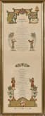 SERGEY IVANOVICH YAGUZHINSKIY (1862-1947)
Dinner menu given by Prince Lev Sergeyevich Golitsyn on the occasion of the World Exhibition in Paris. 1900.