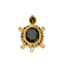‘TURTLE’ 18K YELLOW GOLD, SAPPHIRE AND RUBY PENDANT
