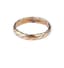 TRI-COLOUR GOLD WEDDING RING