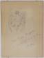 MOÏSE KISLING (1891-1953),
LAST ORIGINAL DRAWING, A POSTCARD AND INTERVIEW NOTES.
