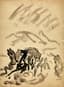 VLADIMIR BEKHTEEV (VLADIMIR VON BECHTEJEFF) (1878-1971)
Double sided drawing: The Carriage and Horses