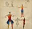 VLADIMIR BEKHTEEV (VLADIMIR VON BECHTEJEFF) (1878-1971)
Double-sided drawing: Circus, circa 1920