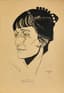 GEORGES ANNENKOV (1889-1974) AKHMATOVA ANNA (1889-1966), AUTOGRAPH
Portrait of Anna Akhmatova, 1921