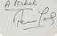 TERENCE YOUNG (1915-1994),
AUTOGRAPHED CARD