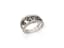 18K WHITE GOLD AND DIAMOND OPENWORK RING