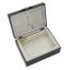 COFFRET À BIJOUX EN ONYX NOIR SERTI DE PIERRES, 19ÈME SIÈCLE