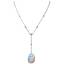Impressive opal pendant set in gold necklace
20,60 carats opal in cabochon shape, yellow gold mounted, the chain in platinum, set with diamonds. Dimensions: 40 x 2,5...