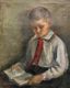 ATTRIBUTED TO ALEXANDRA YAKUSHEVA (1900-1986)
Reading