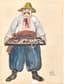MSTISLAV DOBUZHINSKY (1875-1957)
Costume design for a Salesman