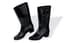 CHANEL
Rubber Camellia rain boots