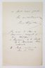 KROPOTKIN P.A. (1842-1921), AUTOGRAPH
Autograph letter signed ‘Pierre Kropotkin’ addressed to his ‘Cher confrère’. Viola, Bromley, Kent, May 14, 1896