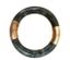 14K GOLD JADE BANGLE BRACELET, 1950-70S