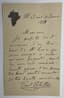 PAUL SOLEILLET (1842-1886), AUTOGRAPHS
Set of 7 autograph letters signed. 1880-1881.