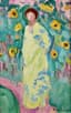 HENRI LEBASQUE (1865-1937)
Femme aux Tournesols
