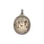 SILVER PENDANT ICON ‘SAINTS METROPHANES OF VORONEZH AND SERAPHIM OF SAROV’(?)
Russia, early 20th century