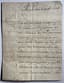 ANTOINE GASTON DE ROQUELAURE (1656-1738) 
Signed letter to "Madame" [Du Roure]. 
10 February 1726.