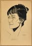 GEORGES ANNENKOV (1889-1974) AKHMATOVA ANNA (1889-1966), AUTOGRAPH
Portrait of Anna Akhmatova, 1921