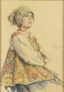 SERGEI VINOGRADOV (1869-1938)
Young woman in a kokoshnik