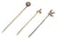 SET OF THREE ANTIQUE 14K GOLD TIE PINS
