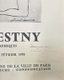NEIZVESTNY ERNST (1925-2016), AUTOGRAPH
Neizvestny: œuvres graphiques [Neizvestny: Graphic Works] / Musée d’Art moderne de la Ville de Paris: exhibition poster. [Paris: Imp. Mazarine, 1970].
