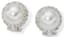 18K WHITE GOLD, DIAMOND AND PEARL EARRINGS