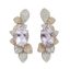 GIRONA PRIVÉ
‘FLOWER’ 18K YELLOW AND WHITE GOLD, 15 CT. KUNZITE AND 4.00 CT. DIAMOND EARRINGS (WITH CERTIFICATE)