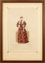 SET OF FIVE PLATES FOR 'LA SAISON', THE FASHION MAGAZINE, 19TH CENTURY