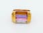 RAINBOW TOPAZ AND 18K YELLOW GOLD RING