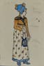 ALEXANDRE BENOIS (1870-1960)
Costume design for Le Coq D’Or by Rimski-Korsakov at the Paris Opéra in 1927