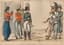 A PAIR OF MILITARY ENGRAVINGS
I. Officiers et Soldats Bavarois (Bavarian Officers and Soldiers)
II. Officiers et Gènèraux Russes (Russian Officers and Generals) - including Alexander I