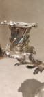 FABERGÉ TWO-BRANCH SILVER CANDELABRUM
Julius Rappoport, House of Fabergé, Supplier to the Imperial Court, Saint Petersburg, 1884-1908