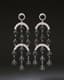 BLACK AND WHITE DIAMOND EARRINGS