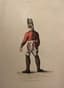 IMPORTANT SET OF NINE ENHANCED POLYCHROME ENGRAVINGS,  AFTER ALEXANDER ORLOVSKY AND ROBERT KER PORTER, EARLY 19TH CENTURY :