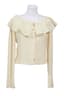 CHANEL BY KARL LAGERFELD FALL 2000
Ivory cream blouse with ruffles