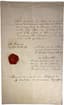 ARMAND-JACQUES LEROY DE SAINT-ARNAUD (1798-1854), AUTOGRAPH
Receipt to be presented to the Reims Town Hall to recover the Baton of Marshal de Saint Arnaud. 1870