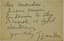 HENRI DE TOULOUSE-LAUTREC
 (1864-1901)
Autograph postcard signed “T-Lautrec” with autograph address. To his English publisher W. H. B. Sands. (Paris, 1898)