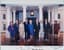 [POTUS] PRESIDENTS OF THE UNITED STATES AND FIRST LADIES, AUTOGRAPHED PHOTOGRAPH: signed  by Lady Bird Johnson, Jimmy Carter, Rosalynn Carter, George Bush, Barbara Bush, Bill Clinton, Hillary Rodham Clinton, Gerald R. Ford, Betty Ford et Nancy Reagan