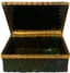 GOLD AND SILVER MOUNTED BLOOD JASPER SNUFF BOX