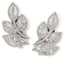 ‘LEAF’ 18K WHITE GOLD AND DIAMOND EARRINGS