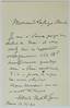 MATISSE (HENRI). 1869-1954.
Autograph letter signed “Henri Matisse”.
MATISSE (HENRI). 1869-1954.
Lettre autographe signée “Henri Matisse”. 1946