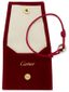 CARTIER
BRACELET CORDON EN CUIR ROUGE ET PENDENTIF ‘TRINITY’ EN OR 18K