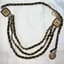 CHANEL PARIS CC 3 STRAND BLACK LEATHER
COIN CHAIN ADJUSTABLE BELT