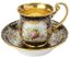 TASSE ET SOUS-TASSE EN PORCELAINE RUSSE DU SERVICE 'COBALT'
Manufacture impériale de porcelaine, Saint-Pétersbourg, vers 1825–1894