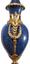 PAIR OF MAJESTIC ROYAL BLUE LAPIS LAZULI PEDESTALS AND VASES, EARLY XX CENTURY
NEOCLASSICAL STYLE