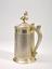 SILVER-GILT TANKARD WITH A LID WITH A
DANCING PEASANT FINIAL.
Russia, Saint Petersburg, 1863