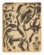 NATALIA GONCHAROVA (1881-1962)
Quatre illustrations pour les poèmes d’Aleksei Kruchyonykh ‘Pustynniki’ et ‘Pustynnitsa’ (Les hommes du désert et La femme du désert), 1913
