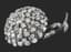GOLD, PLATINUM AND APPROXIMATELY 10 CT. DIAMONDS FLOWER BROOCH